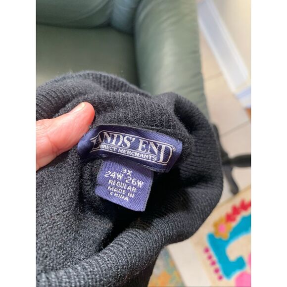 Lands’ End Cashmere Turtleneck Sweater - Picture 4 of 10